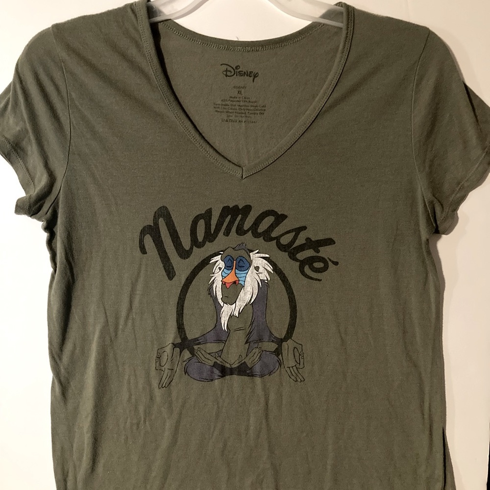 Disney Rafiki Namaste t shirt. Size XL
